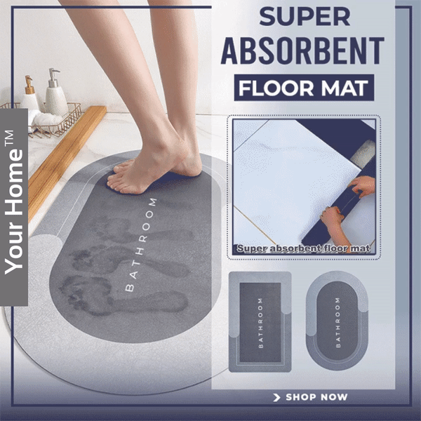 Water Absorbent Mat For Washrooms