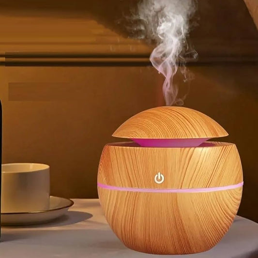 Wooden Aroma Cool Mist Air Diffuser Humidifier